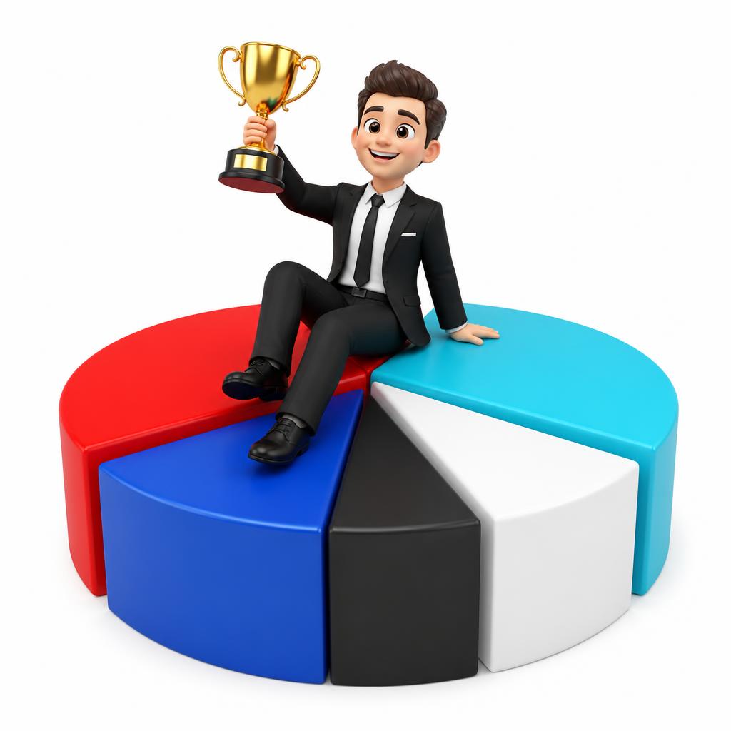Illustrated chart celebrating project results